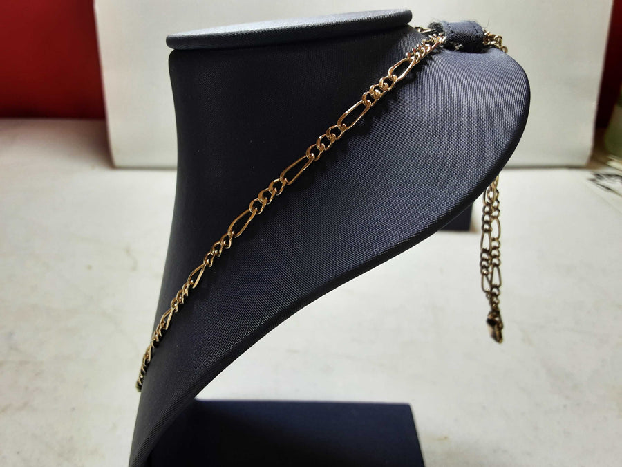 Figaro Chain - Yellow Gold 10k (.417) 12.1 grams 22 inch