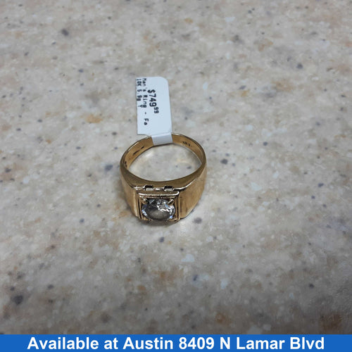 Men's Ring - Yellow Gold 10k (.417) 5.9 grams Size 9