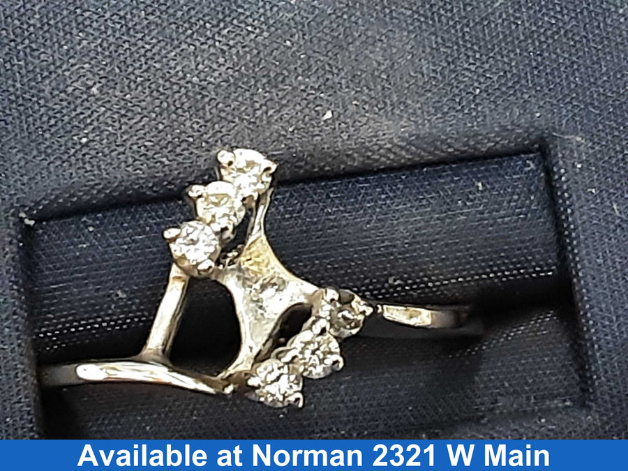 Women's Ring - White Gold 14k (.585) 2.9 grams Size 9.5
