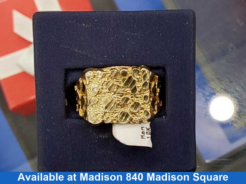 Men's Ring - Yellow Gold 10k (.417) 4.5 Grams Size 10