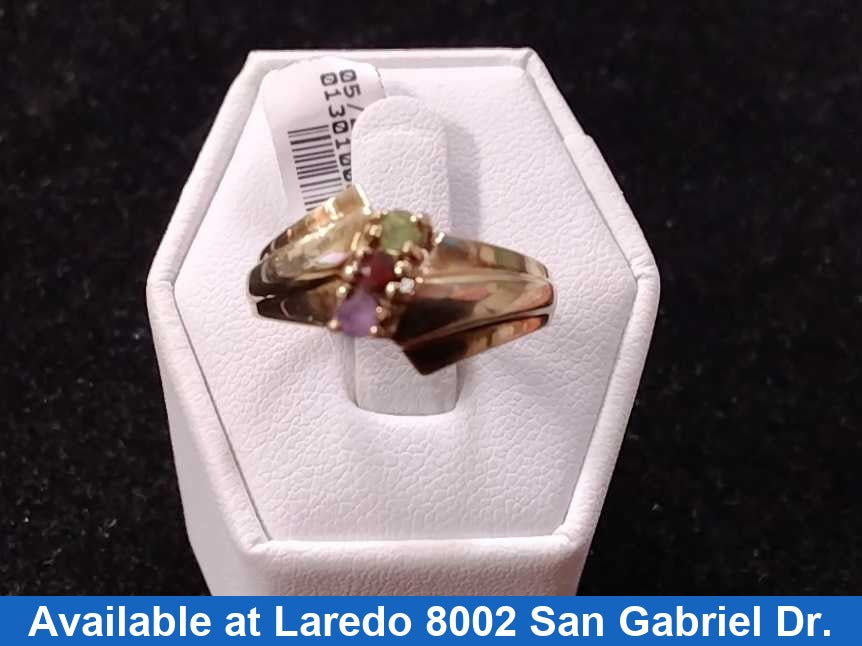 Women's Ring - Yellow Gold 10k (.417) 3.5 grams Size 7.5