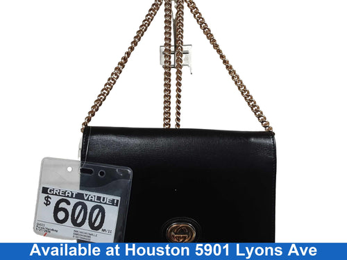 Gucci Marinachainwallet Black Purse / Handbag
