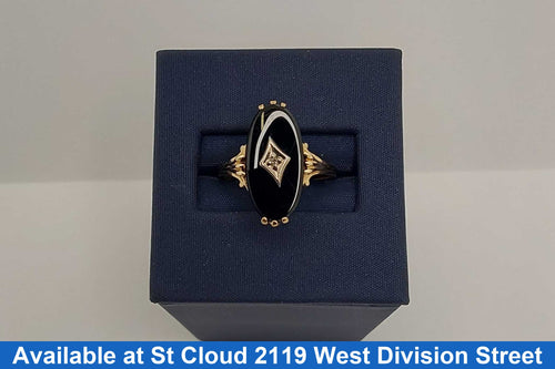 Women's Ring - Yellow Gold 10k (.417) 2.698 grams Size 7.5