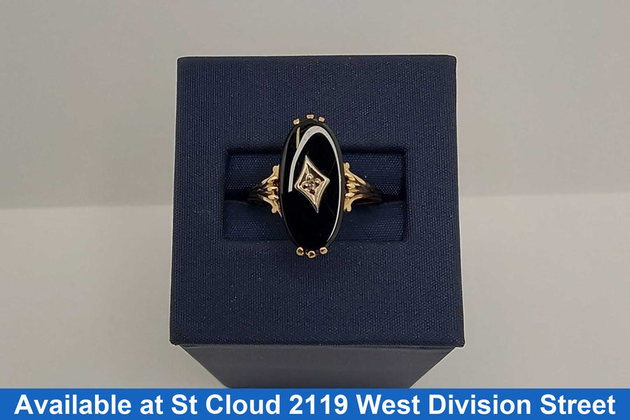 Women's Ring - Yellow Gold 10k (.417) 2.698 grams Size 7.5