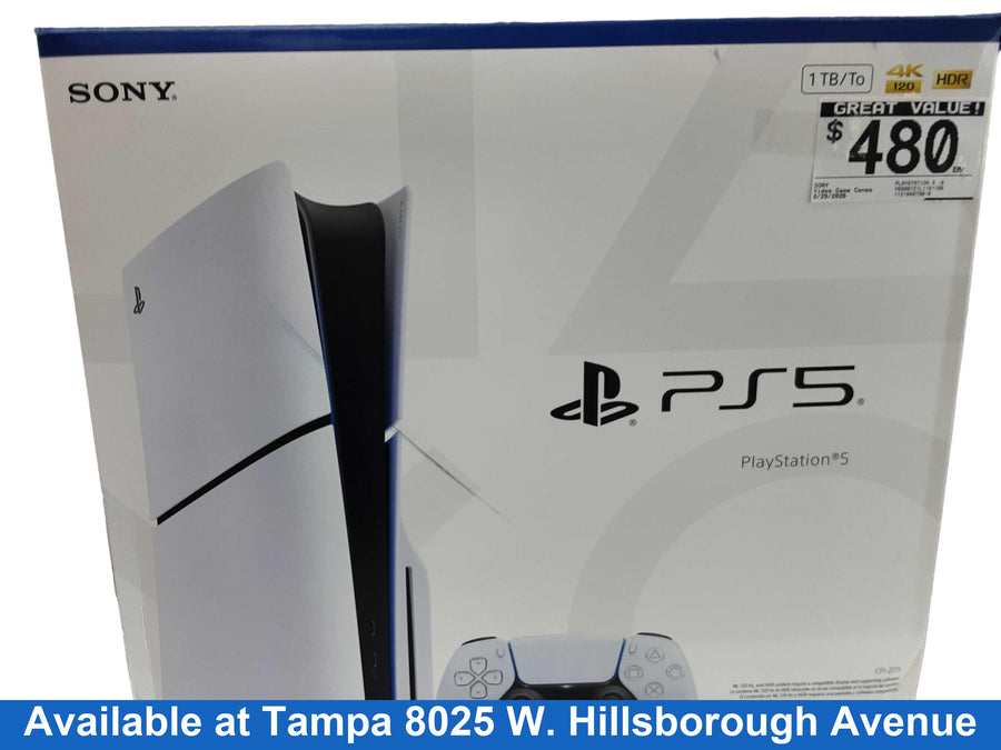 Sony Playstation 5 (Slim - 1tb) 1 Tb White Video Game Console