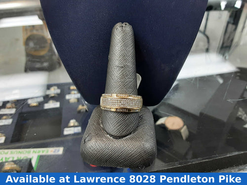 Men's Ring - Yellow Gold 10k (.417) 7 grams Size 10.5