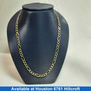Figaro Chain - Yellow Gold 14k (.585) 13.4 grams 24 inch
