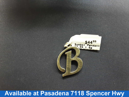 Symbol Pendant - Silver 1.6 grams