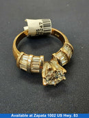 Women's Ring - Yellow Gold 10k (.417) 6.1 grams Size 7.5