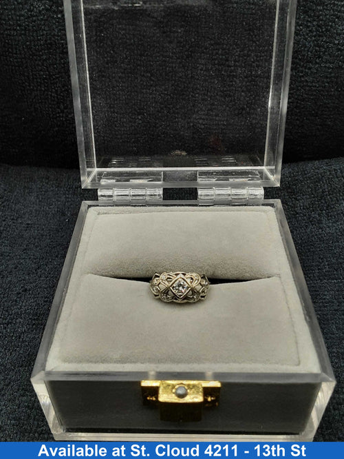 Women White Gold Ring