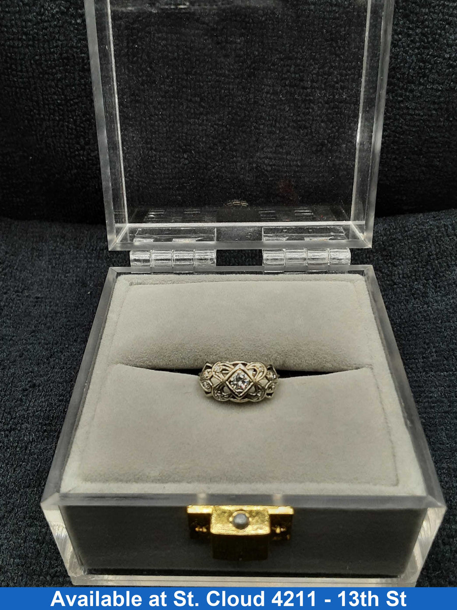 Women White Gold Ring