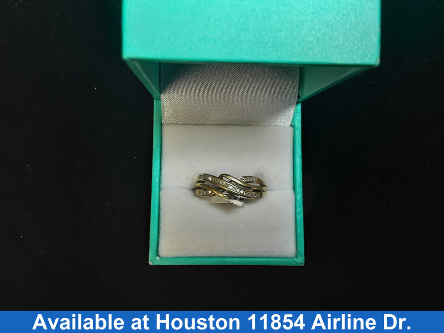 Women's Ring - Yellow Gold 10k (.417) 2.2 grams Size 8