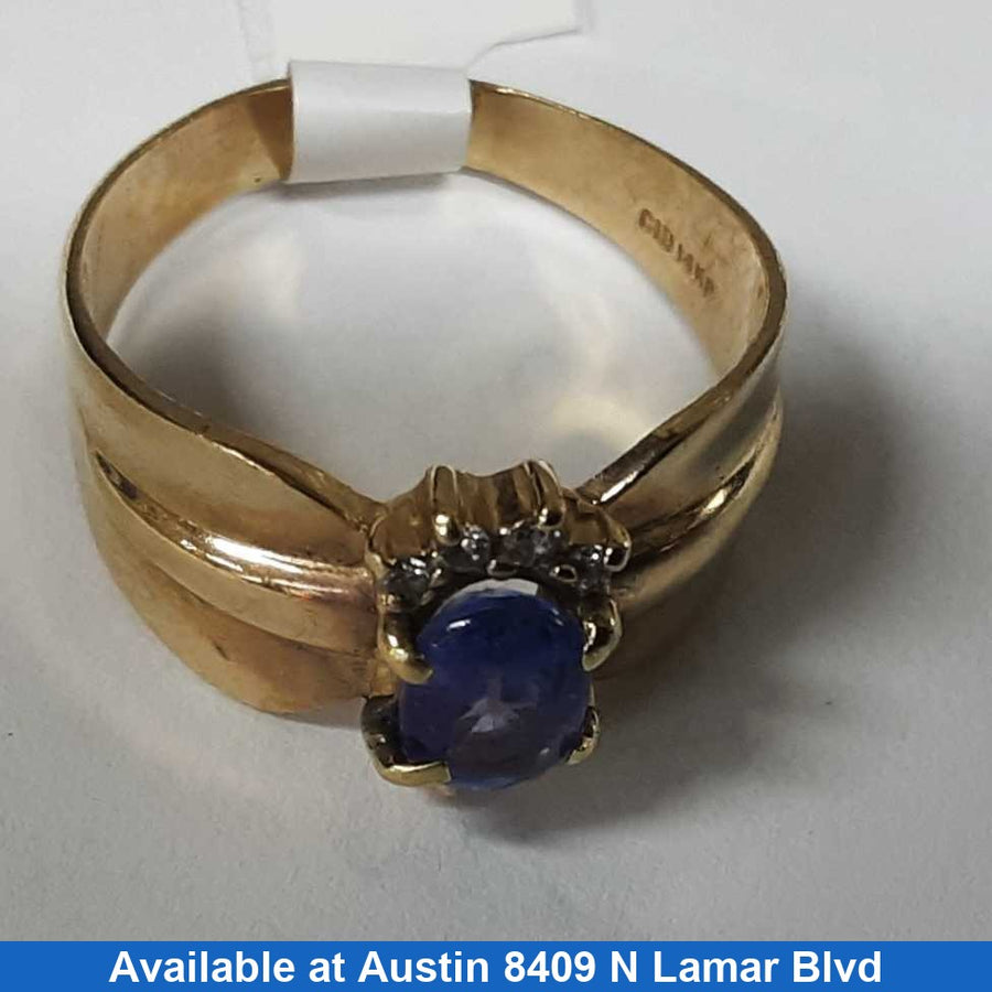 Women's Ring - Yellow Gold 14k (.585) 4.9 grams Size 8