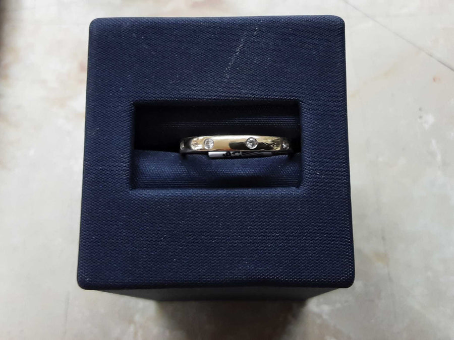 Ring - Wedding Band - Yellow Gold 10k (.417) 1.5 grams Size 20