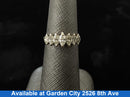 Women's Ring - Anniversary - Yellow Gold 14k (.585) 2.3 grams Size 6.5