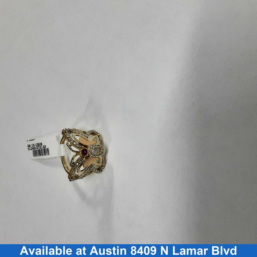 Women's Ring - Yellow Gold 14k (.585) 3.3 grams Size 7