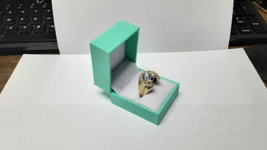 Men's Ring - Yellow Gold 14k (.585) 8.8 grams Size 12