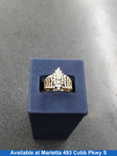 Women's Ring - Yellow Gold 14k (.585) 5.2 grams Size 7