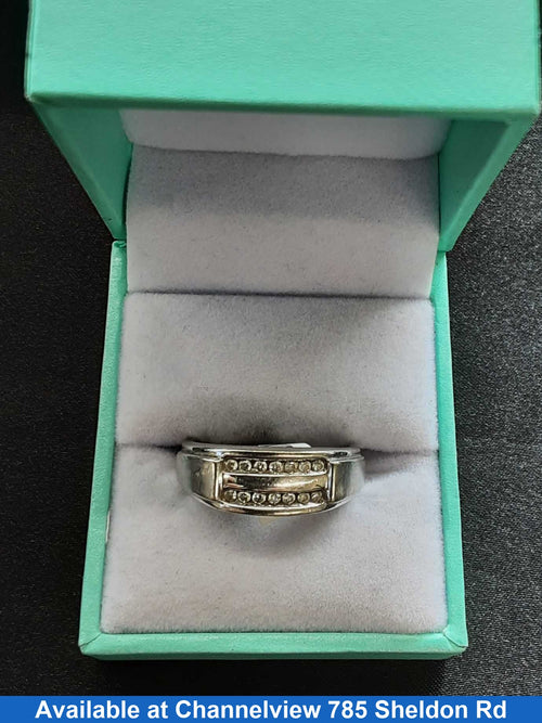 Ring - Wedding Band - White Gold 10k (.417) 2.8 grams Size 10