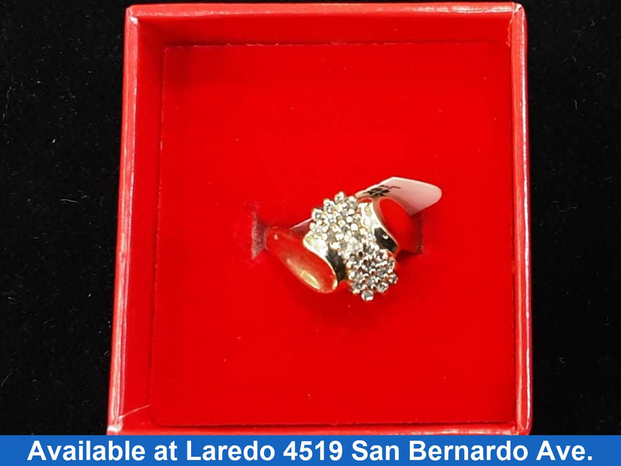 Women's Ring - Yellow Gold 10k (.417) 3.7 grams Size 8.5