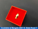 Ring - Wedding Band - Yellow Gold 14k (.585) 4.3 grams Size 7
