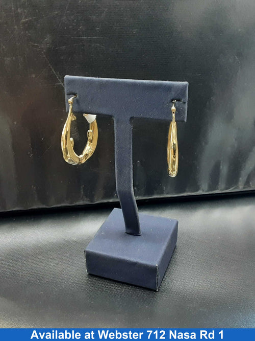 Hoop Earrings - Yellow Gold 14k (.585) 2.9 grams