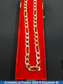 Figaro Chain - Yellow Gold 10k (.417) 40.3 grams 22 inch