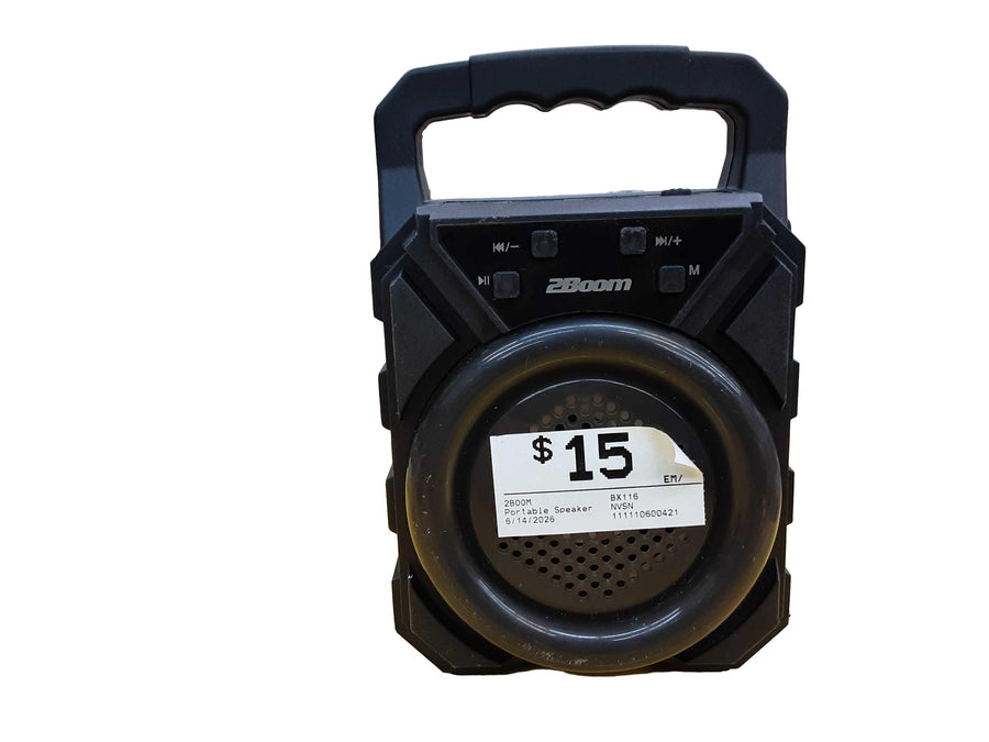 2boom Bx116 Black Portable Speaker