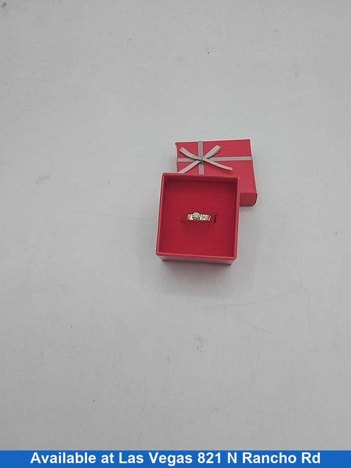 Women's Ring - Solitaire - Yellow Gold 14k (.585) 2.3 grams Size 8