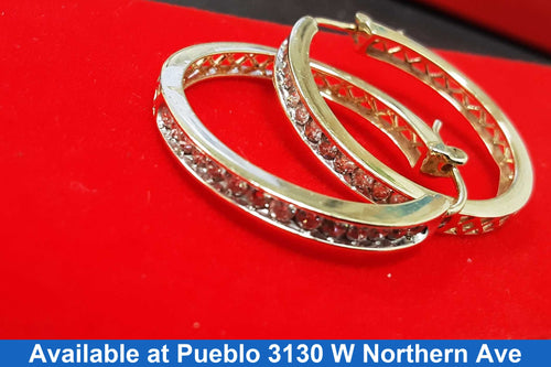 Hoop Earrings - Yellow Gold 14k (.585) 6.6 grams