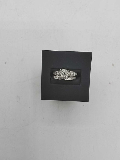 Ring - Engagement Set - White Gold 14k (.585) 7.4 grams Size 20