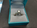 Ring - Wedding Set - White Gold 10k (.417) 3.4 grams Size 6
