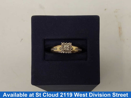 Women's Ring - Yellow Gold 10k (.417) 2.9 grams Size 8