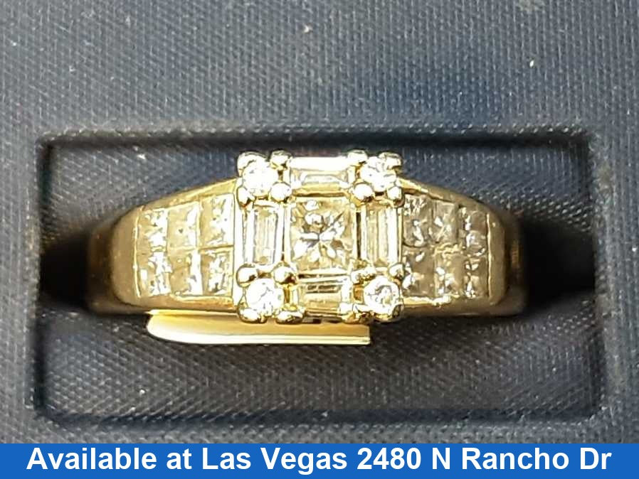 Women's Ring - Yellow Gold 14k (.585) 6.8 grams Size 6.5