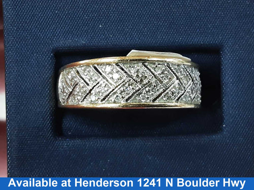 Women's Ring - Yellow Gold 14k (.585) 3.7 grams Size 13