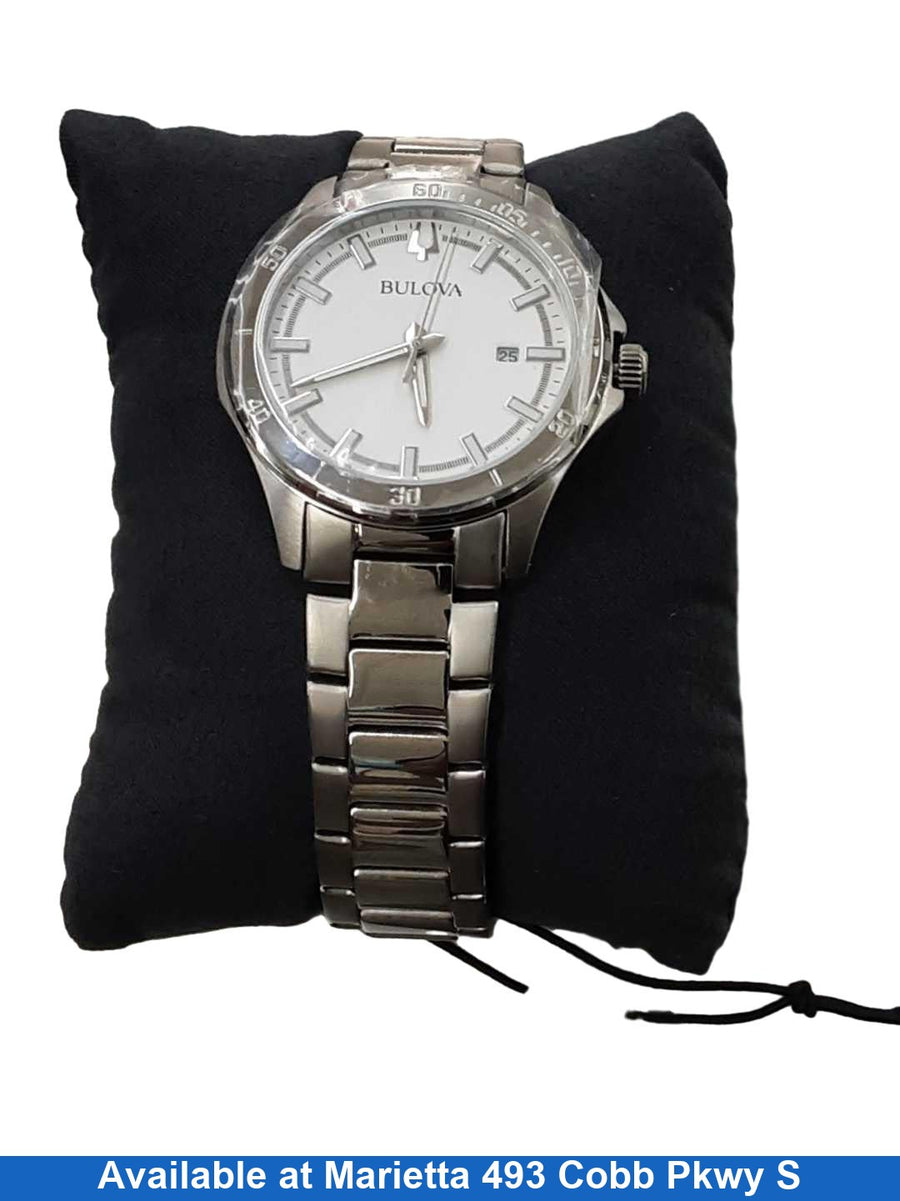 Bulova 96b437 Silver Regular Watch