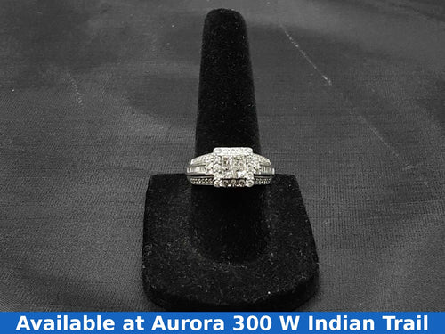 Women's Ring - White Gold 14k (.585) 4.5 grams Size 6.5