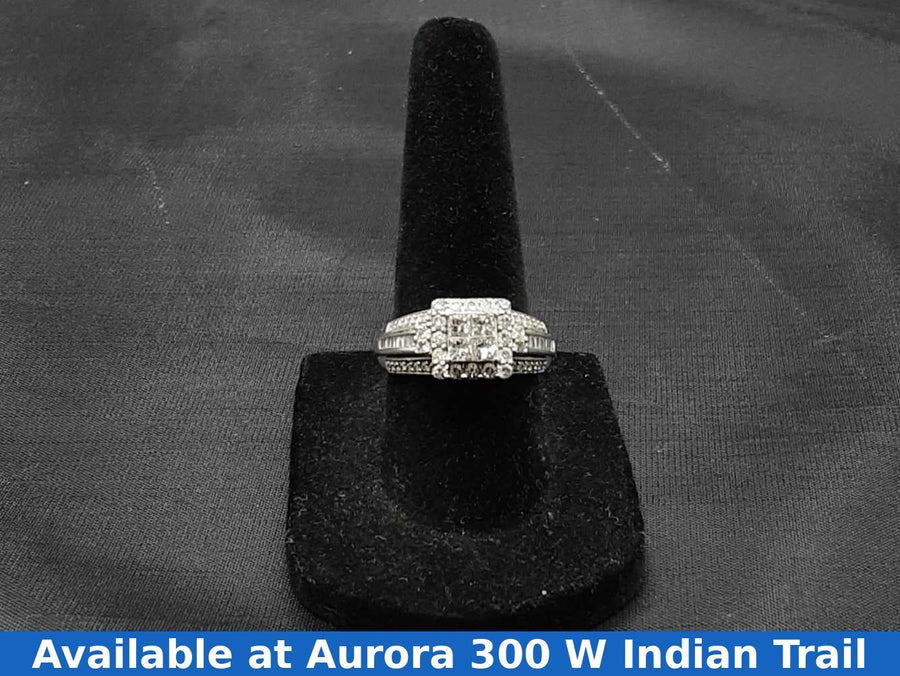 Women's Ring - White Gold 14k (.585) 4.5 grams Size 6.5