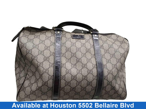 Gucci Boston Bag Beige / Tan Purse / Handbag