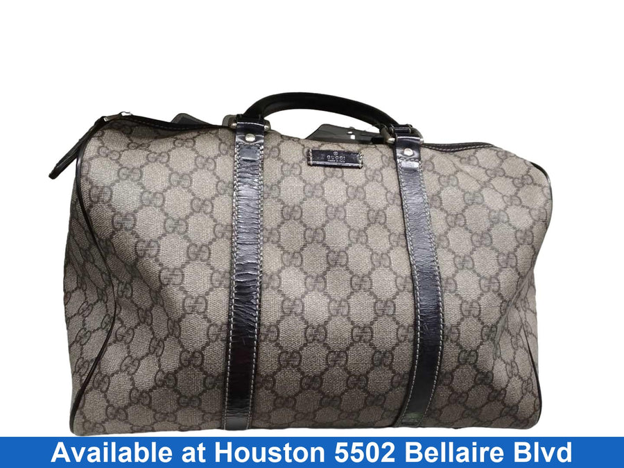 Gucci Boston Bag Beige / Tan Purse / Handbag