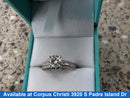 Ring - Engagement Set - White Gold 14k (.585) 5.4 grams Size 6.5
