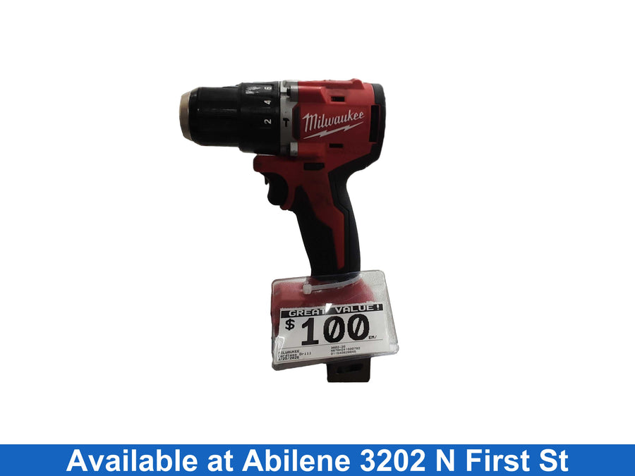Milwaukee 3602-20 Red Cordless Standard Drill