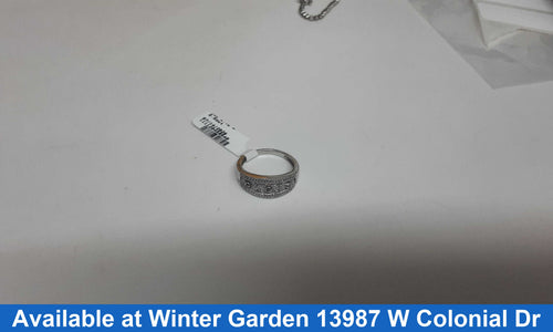 Women's Ring - White Gold 10k (.417) 2.7 grams Size 7