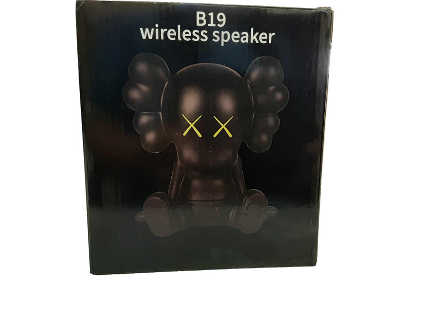 B19 Kaws Wireless Speaker Black Bookshelf Speaker