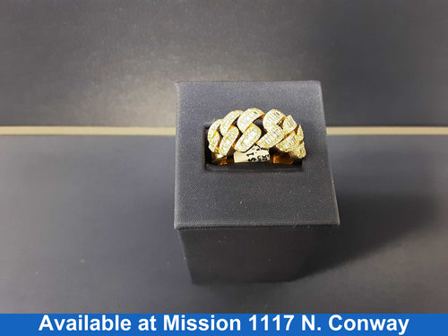 Men's Ring - Yellow Gold 10k (.417) 7.4 grams Size 20