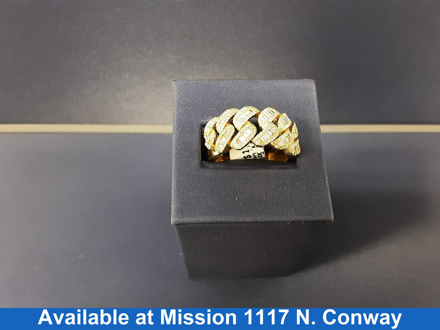 Men's Ring - Yellow Gold 10k (.417) 7.4 grams Size 20