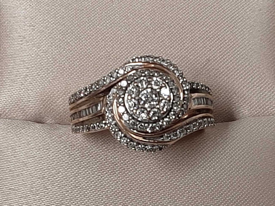 Women's Ring - Rose Gold 10k (.417) 5.7 grams Size 7.5