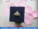 Ring - Engagement Set - White Gold 14k (.585) 5.8 grams Size 7.5