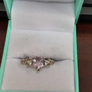 Women's Ring - Solitaire - White Gold 10k (.417) 2.2 grams Size 20