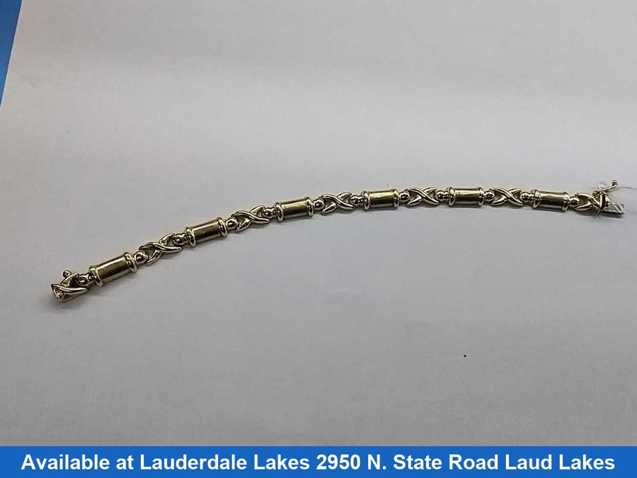 Bracelet - Yellow Gold 14k (.585) 9.2 grams 7 inch